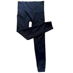 SPANX XL TG Blue Seamless High Waist Leggings Activewear Athleisure